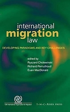 International migration law : developing paradigms and key challenges