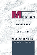 Modern poetry after modernism