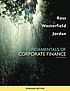 Fundamentals of corporate finance 著者： Stephen A Ross