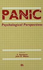 Panic : psychological perspectives