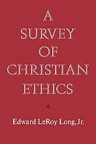 A survey of recent Christian ethics