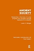 Ancient society : researches in the lines of human... de Lewis Henry Morgan