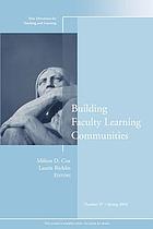Building faculty learning communities