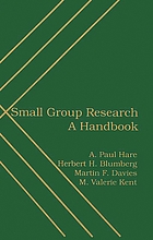 Small group research : a handbook