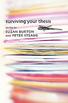 Surviving your thesis