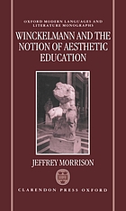 Winckelmann and the notion of aesthetic education