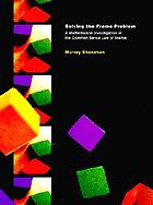 Solving the frame problem : a mathematical investigation of the common sense law of inertia