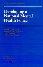 Developing a national mental health policy