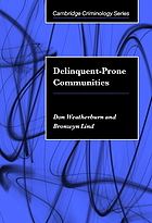 Delinquent-prone communities