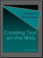 Advanced techniques for creating text on the web