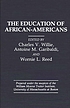 The Education of African-Americans por Charles Vert Willie
