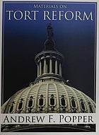 Materials on tort reform