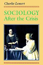 Sociology after the crisis