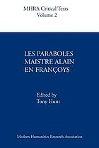 Les proverbez d'Alain