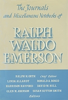 The journals and miscellaneous notebooks of Ralph Waldo Emerson