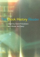 The book history reader by David Finkelstein