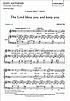 The Lord bless you and keep you : Numbers vi,... por John Rutter
