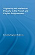 Originality and intellectual property in the French... by  Reginald McGinnis 