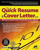 The quick résumé & cover letter book : write and use an effective résumé in only one day