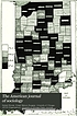 The American journal of sociology. de University of Chicago.