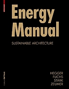 Energy manual : sustainable architecture