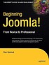 Beginning Joomla : from novice to professional by Dan Rahmel