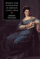 Women and literature in Britain, 1700-1800