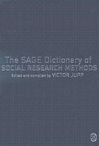 The SAGE dictionary of social research methods
