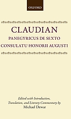 Panegyricus de sexto consulatu Honorii Augusti