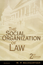 The social organization of law