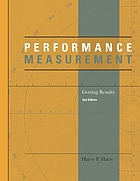 Performance measurement : getting results