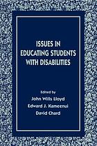 Issues in educating students with disabilities