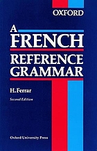 A French reference grammar