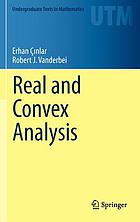 Real and convex analysis