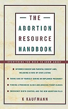 The abortion resource handbook