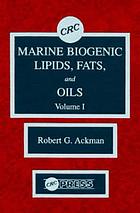 Marine biogenic lipids, fats, and oils