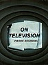 On television by Pierre Bourdieu