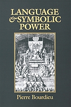 Language and symbolic power