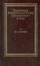 Teamwork, stick-to-itiveness, opportunity, & you