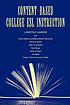 Content-based college ESL instruction