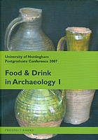 Food and Drink in Archaeology cover image