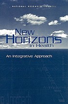 New horizons in health : an integrative approach