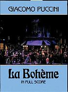 La Bohème : in full score