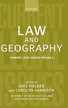 Law and geography