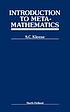 Introduction to metamathematics de Stephen Cole Kleene