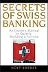 Secrets of Swiss banking : an owner's manual to... de Hoyt L Barber