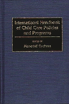 International handbook of child care policies and programs