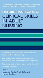 Oxford handbook of clinical skills in adult nursing