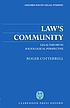 Law's community : legal theory in sociological perspective