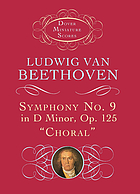 Symphony no. 9 in D minor, op. 125 : Choral